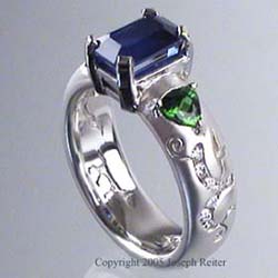 Platinum custom ring