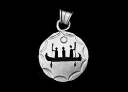 Canoe Trip Shadow Pendant