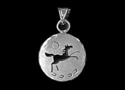 Horse Dance Shadow Pendant