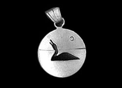 Loon Song Shadow Pendant