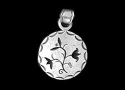 Ojibwa Floral Shadow Pendant