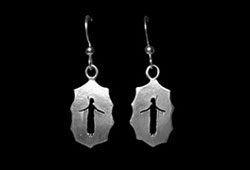 Prayer Woman Hide earrings